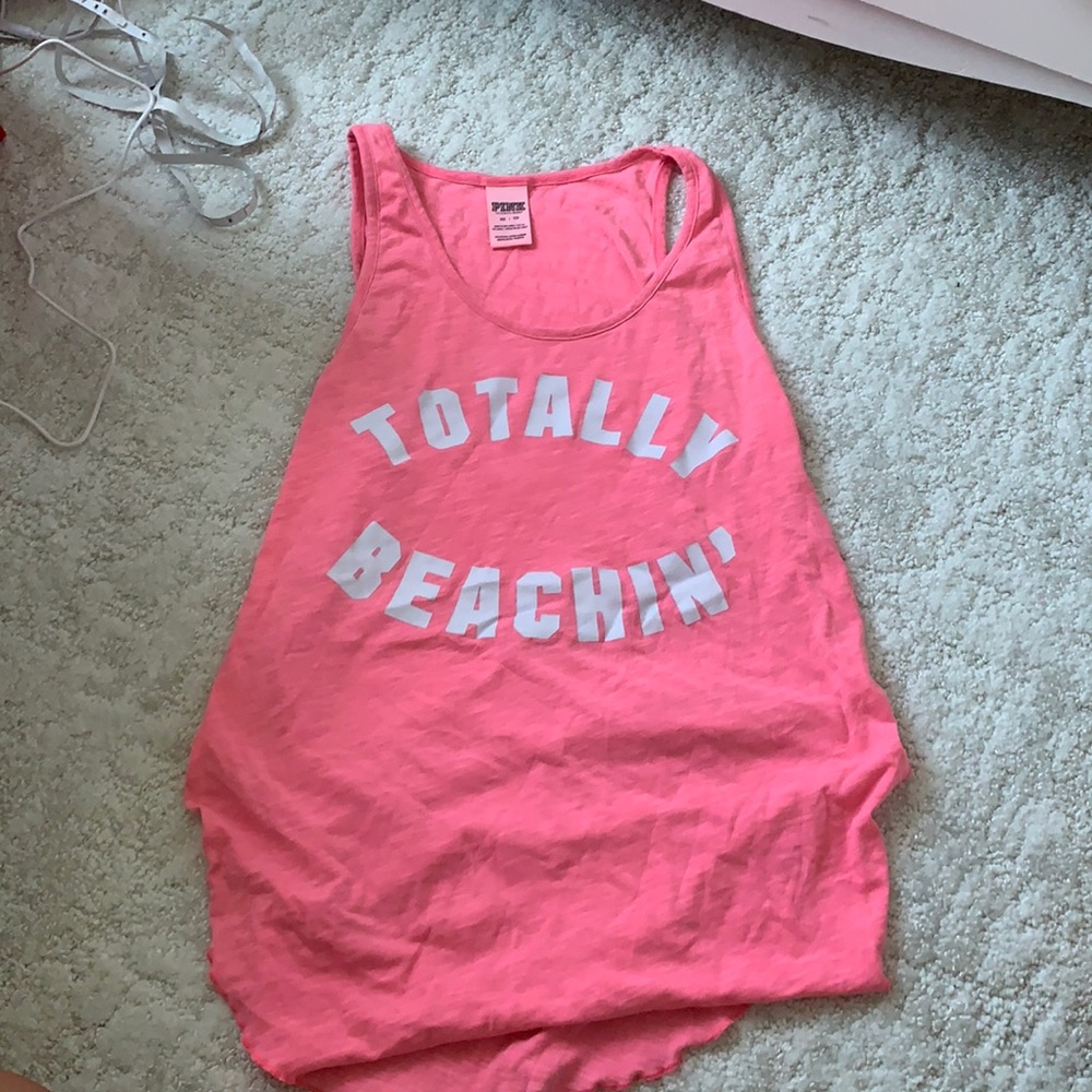 fun beach tank top